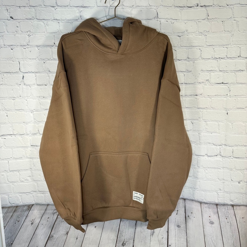 Comfrt Clothing Affirmation Collection Volume 9 Brown Hoodie XL Oversized Mens
